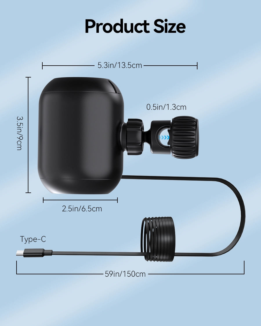 OHLPRO Product dimensions for dual cable car charger