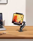 OHLPRO Drill Base Tablet Mount for Office Desk & Workbench with 8