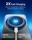 OHLPRO Strong Magnetic charger mount for car supprot 15w fast charge