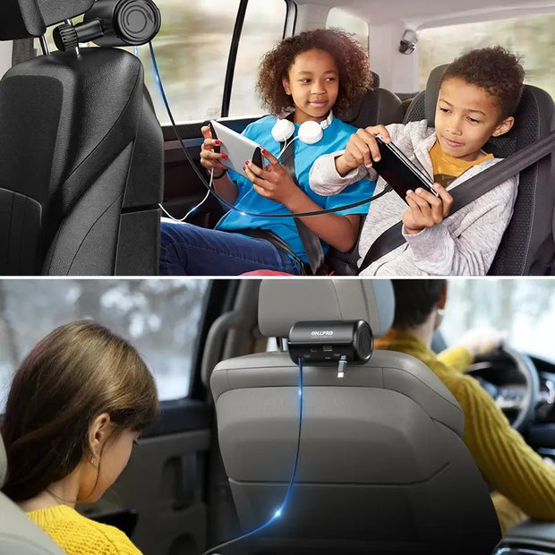 OHLPRO Charge multiple devices simultaneously with fast USB ports