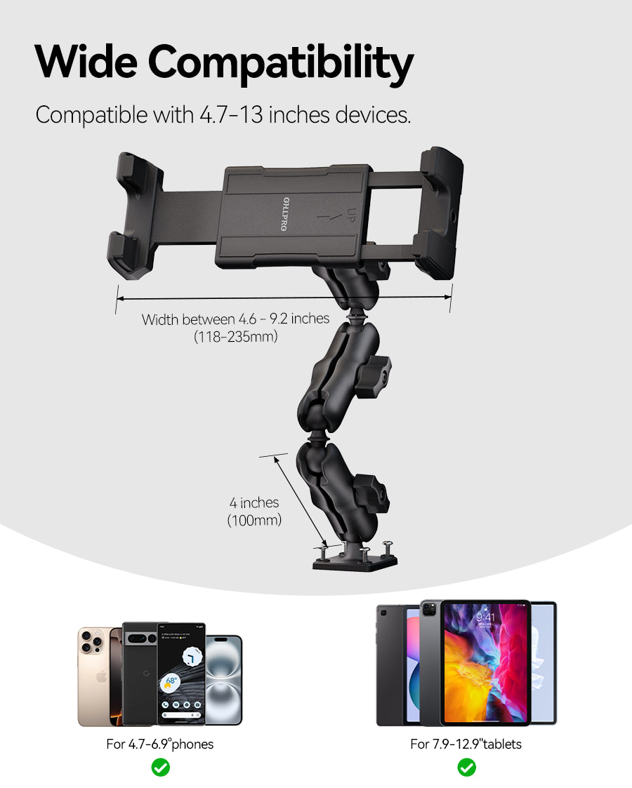 OHLPRO Universal Drill Base Tablet Mount Compatible with 5-13