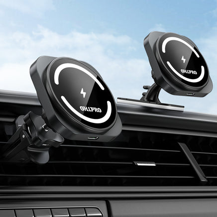 OHLPRO 2 in 1 15W MagSafe Car Charger Mount Main Product View