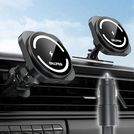 OHLPRO MagSafe Car Charger Mount Installed on Car Air Vent