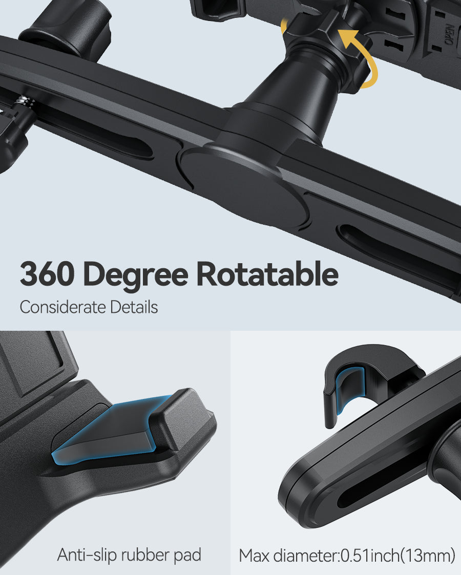 OHLPRO Premium Durable Car Headrest Phone & Tablet Holder Material Detail