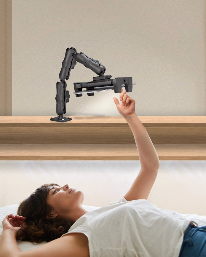 OHLPRO Heavy Duty Wall Mounted Tablet Mount with Drill Base for Home & Commercial Use