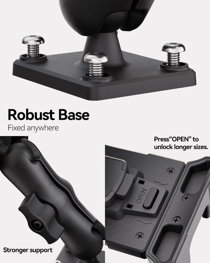 OHLPRO Heavy Duty Drill Base Tablet Mount Industrial Grade Material Detail