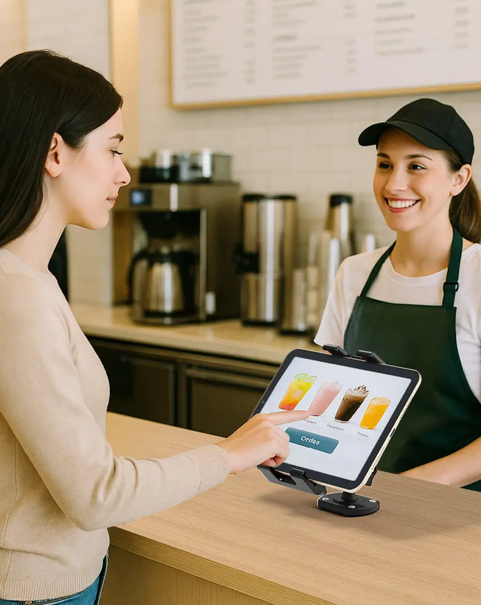 OHLPRO Best and Stable Tablet Mount For Desk with durable adjustable support arm