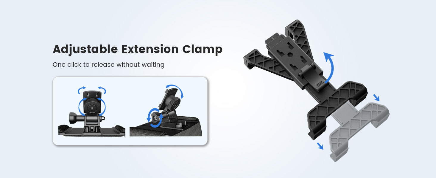 Adjustable 360-degree rotation and angle for optimal screen positioning