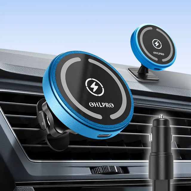 OHLPRO 2 in 1 MagSafe Car Charger for Dashboard Hands-Free Navigationangle