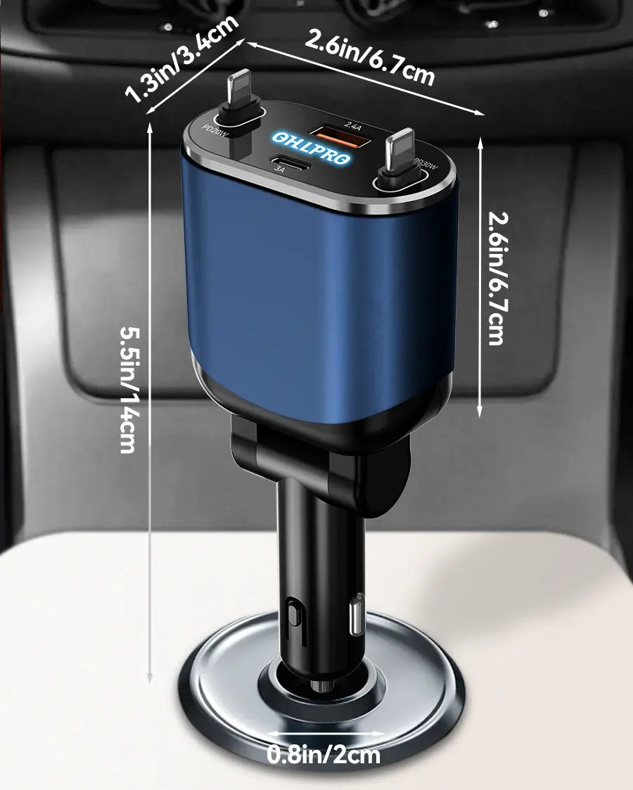 OHLPRO car-charger-dimensions-guide