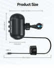 OHLPRO Dimensions of 3-in-1 car charging dock and cable slots