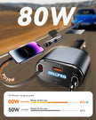 Organized dashboard with OHLPRO retractable charger eliminating mess