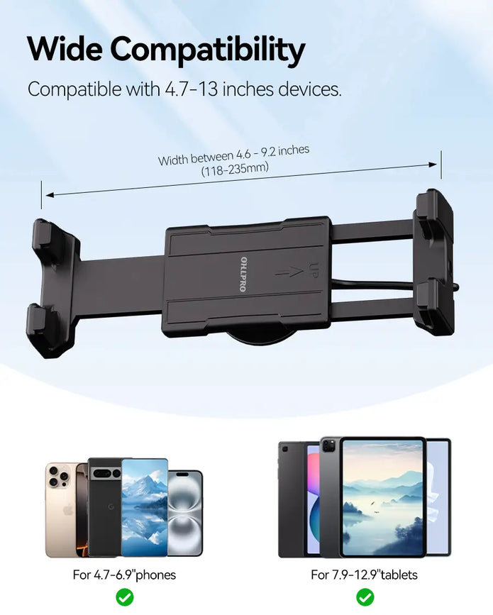 OHLPRO Compatible with iPhone, iPad, and Android smartphones and tablets