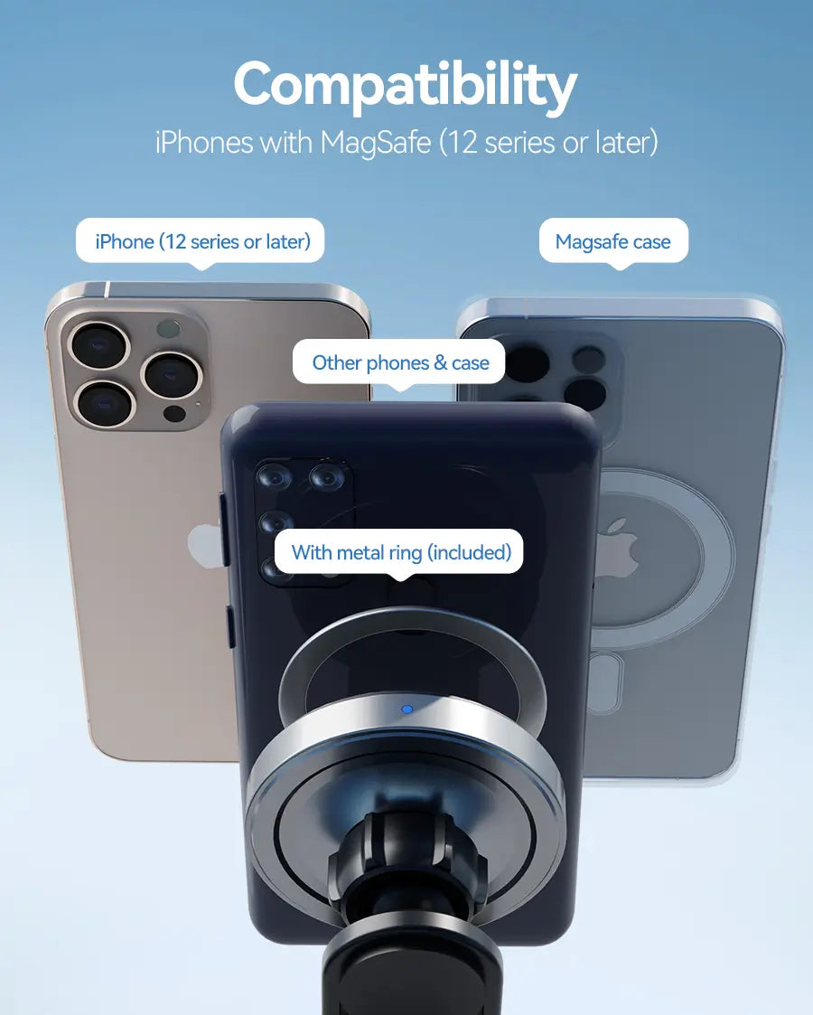 OHLPRO Compatible with iPhone and Android smartphones for magnetic wireless charging
