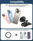 OHLPRO Wireless car charger compatible with iPhone and Android devices