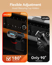 Users holding phones and tablets while OHLPRO charging in car