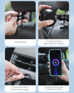 OHLPRO charger Easy installation with no tool of charger on car headrest for rear passengers 