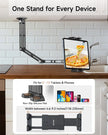 Hands-free cooking with OHLPRO durable tablet holder wall mount in kitchen