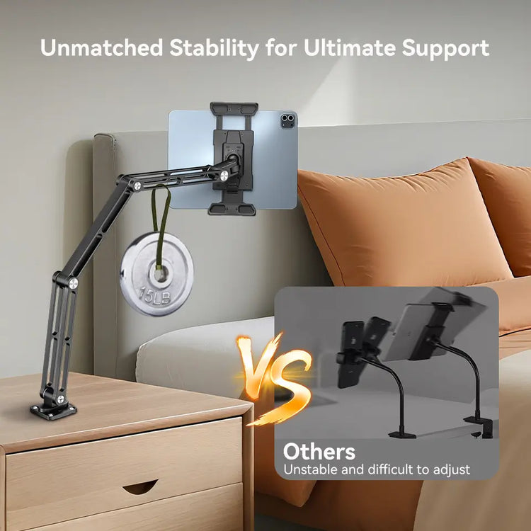Comparison of OHLPRO durable tablet holder wall mount with other tablet holders