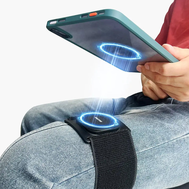 OHLPRO magnetic pilot kneeboard tablet holder with adjustable thigh strap for hands-free flight use