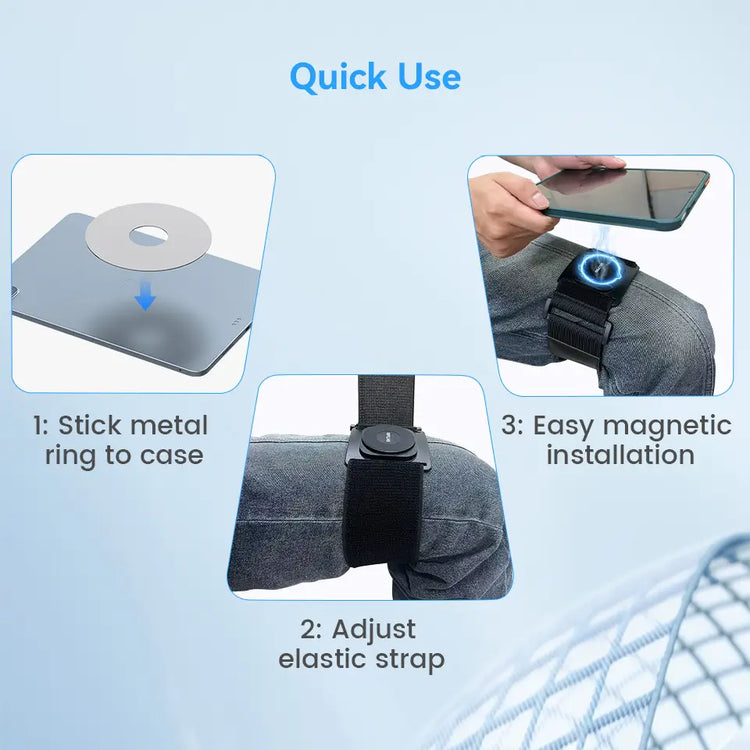 OHLPRO magnetic pilot kneeboard installation with adjustable thigh strap