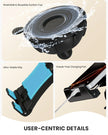 ohlpro tablet wall mount have washable and usable suction cup base, ultra-stable-grip and charging port