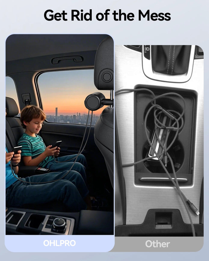 OHLPRO Ideal charging solution for rideshare drivers to earn positive reviews
