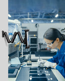 Mounting the tablet holder on the wall with drill base for hands-free viewing