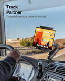 Versatile tablet holder suitable for cars, walls, desks, and nightstands