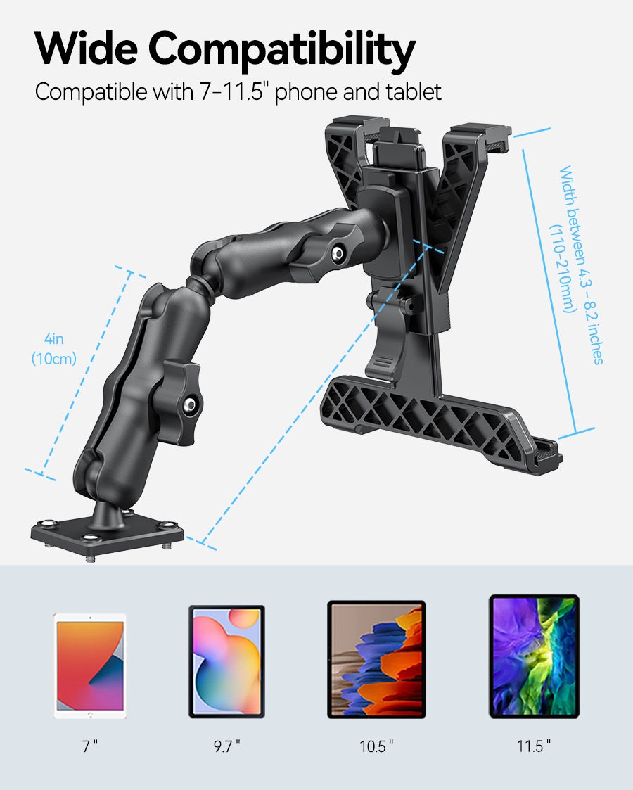 OHLPRO Compatible with a variety of tablets and smartphones up to 11.5 inches