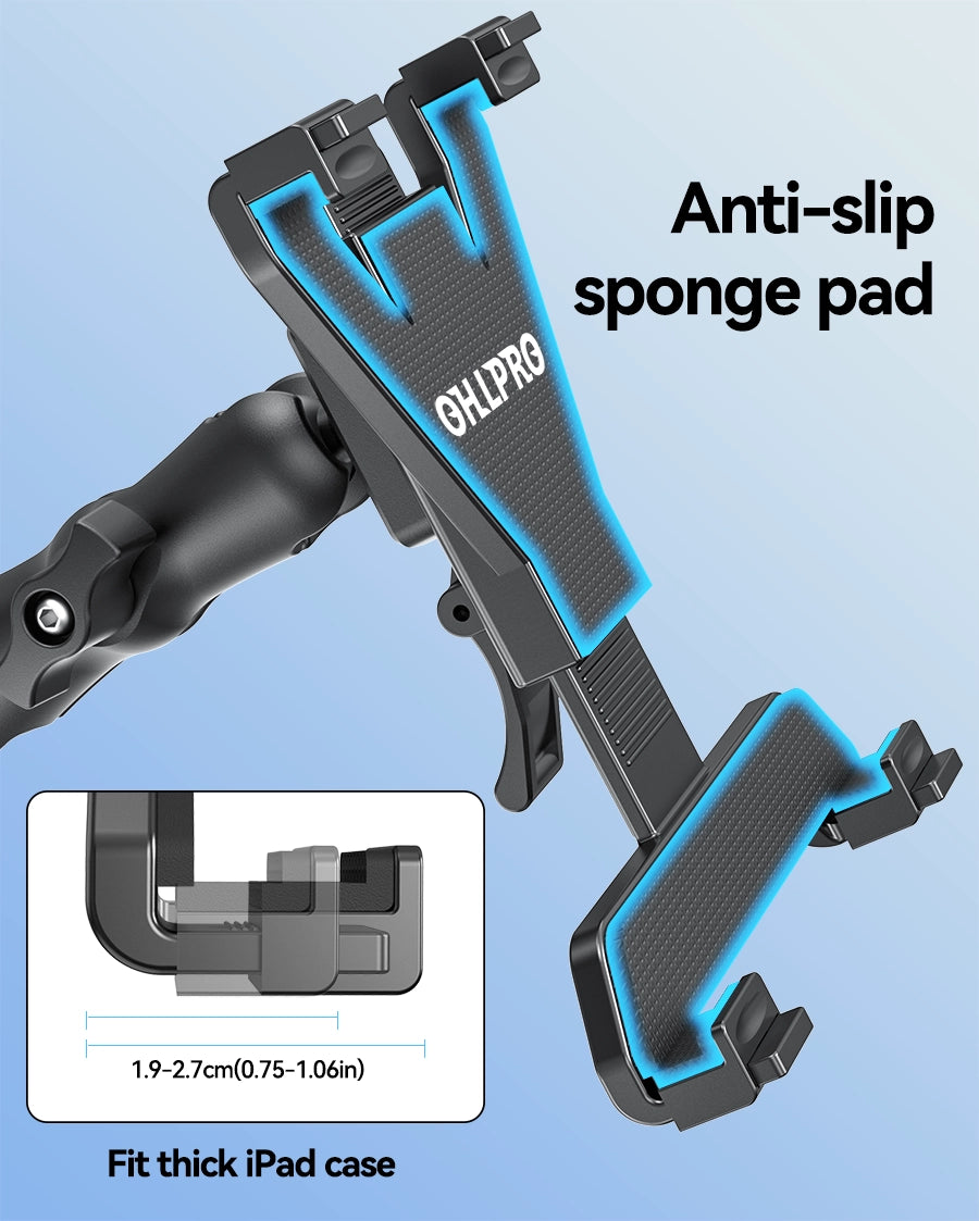 Slip-resistant design ensures a secure hold even when driving or moving