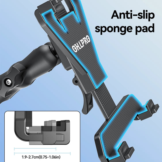 OHLPRO Slip-resistant design ensures a secure hold even when driving or moving