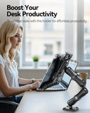 Stable OHLPRO tablet installation with drill base for secure holding, no wobble