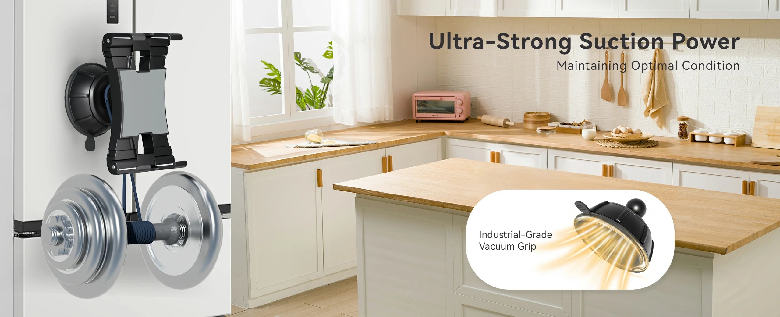OHLPRO tablet wall mount with super stability and sturdy hoding design