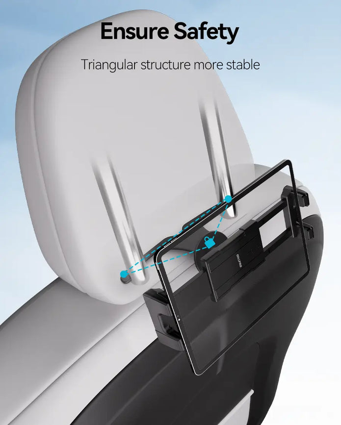 OHLPRO Backseat tablet holder designed for Tesla headrests