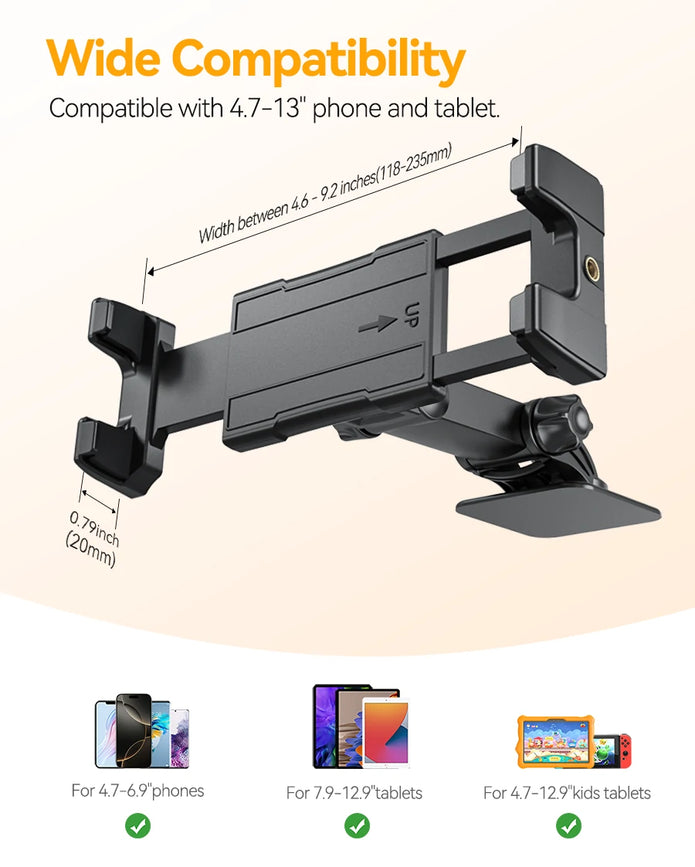 OHLPRO Compatible with smartphones and tablets of various sizes.