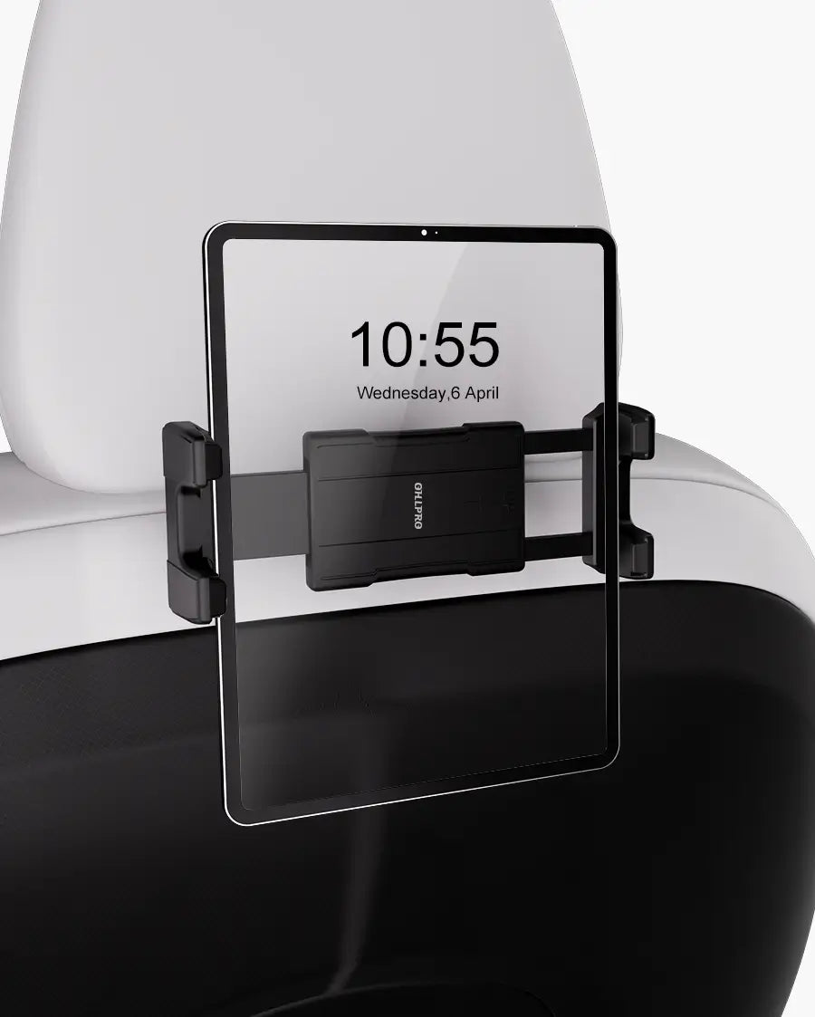 OHLPRO Universal rotating tablet mount for Tesla rear seat passengers