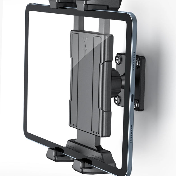 Main image of wall mounted OHLPRO universal tablet and phone holder